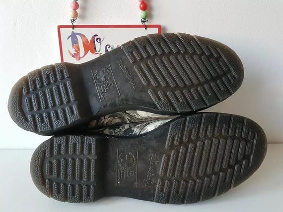 Dr Doc Martens Lester Canvas 1461 Grey Black Shoes UK6.5 EU  display picture 3