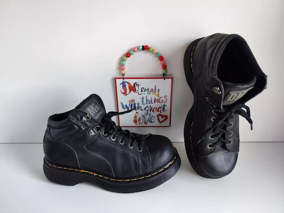 Dr Martens 8687 Dms Platform Boots Vintage England Chunky