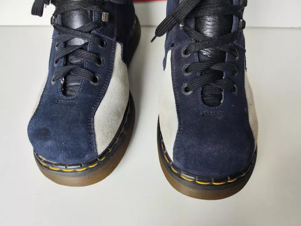 Dr.Martines 14ホール　UK4 Dr Martens 8346 Quad Chunky Sole Platform Vintage England Suede