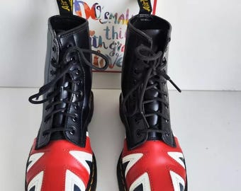 Dr. Martens 1460 Union Jack Leather Boots, UK4 EU37 US6 - Etsy