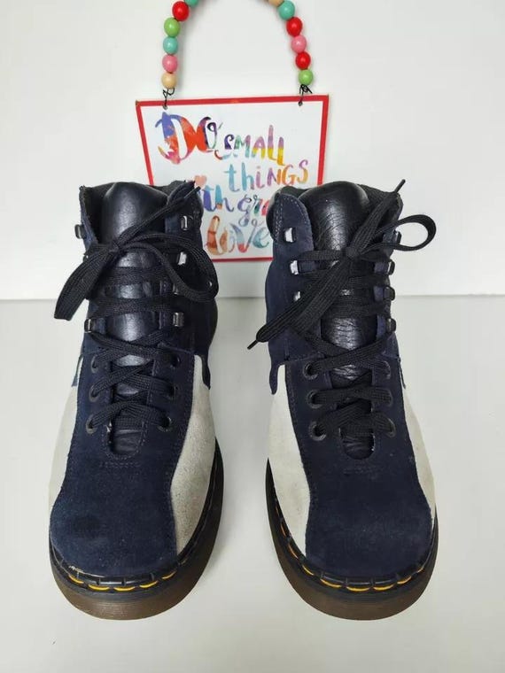 Dr.Martines 14ホール　UK4 英国製 DR.MARTENSドクターマーチン 14ホールブーツ 黒 UK8