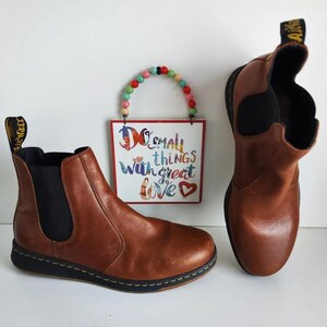 Bottes Chelsea Dr. Martens 2976 Pour Homme - Taille 8 Noir - Cuir Authentique - Semelles Confort