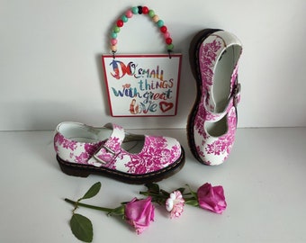 ドクターマーチン メリージェーンシューズ ベルベット バックル