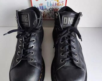 Dr Martens 8687 Dms Platform Boots Vintage England Chunky Sole