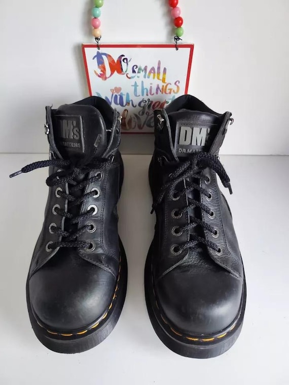 Dr Martens 8687 Dms Platform Boots Vintage England Chunky
