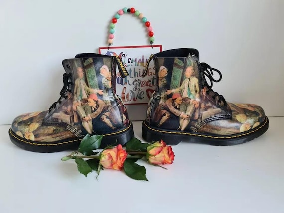 Dr. Martens 1460 Hogarth Renaissance Boots, UK 8 EU 42 US 9  display picture 2