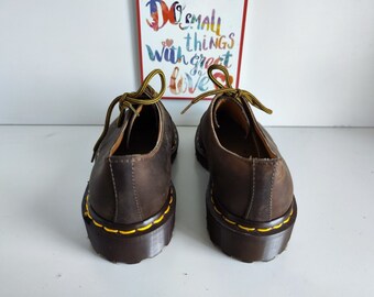 ★人気★【Dr.Martens】★1461 3-EYE vintage brow.n★ Dr. Martens 1461 3-Eye Shoe - Walmart.com