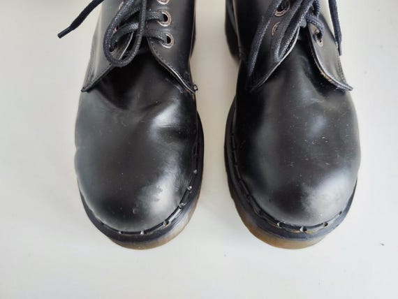 Dr Martens 1461 1925 Platform England Vintage Metal Toe
