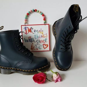 New Dr Martens 1460 pascal navy blue marine 8 eye boots UK 3 EU 36 US 5