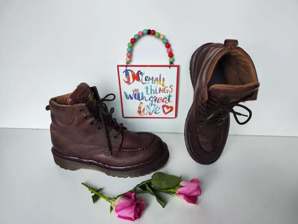 Dr Martens Dms Brown 8057 Vintage England Platform Boots UK5 EU38