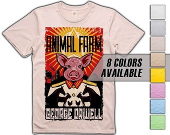 Animal Farm V5 movie T shirt 8 colors 8 sizes S-5XL vintage look soft cotton T shirt