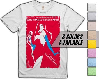 Who Framed Roger Rabbit V5 movie T shirt 8 colors 8 sizes S-5XL vintage look soft cotton T shirt