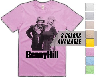 Benny Hill V8 movie T shirt 8 colors 8 sizes S-5XL vintage look soft cotton T shirt