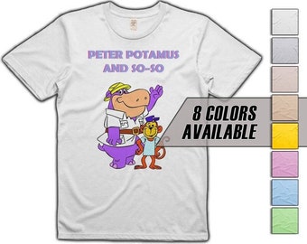 Peter Potamus V1 movie T shirt 8 colors 8 sizes S-5XL vintage look soft cotton T shirt