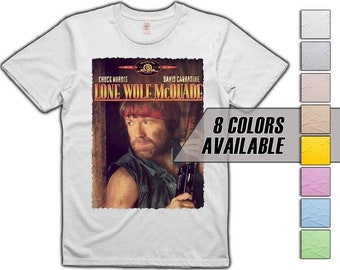 Chuck Norris Lone Wolf McQuade V5 movie T shirt 8 colors 8 sizes S-5XL vintage look soft cotton T shirt