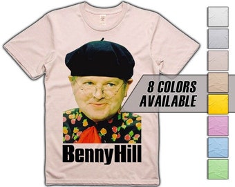 Benny Hill V10 movie T shirt 8 colors 8 sizes S-5XL vintage look soft cotton T shirt