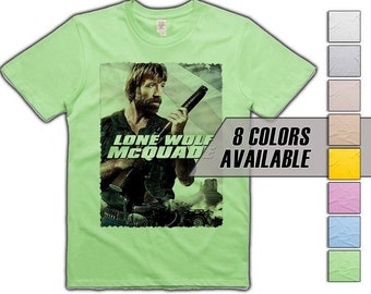 Chuck Norris Lone Wolf McQuade V7 movie T shirt 8 colors 8 sizes S-5XL vintage look soft cotton T shirt