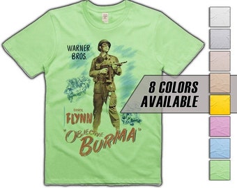 Objective Burma V1 movie T shirt 8 colors 8 sizes S-5XL vintage look soft cotton T shirt