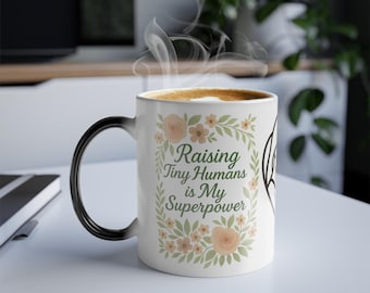 Taza con colores cambiantes para mamá y bebé: un regalo conmovedor para el Día de la Madre