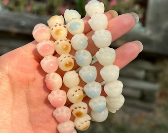 Bodhi Seeds Cute Cat Paw Bodhi Bracelet｜ Bodhi Root Bracelet| Buddha Stone| Blessing Bracelet｜Free domestic shipping