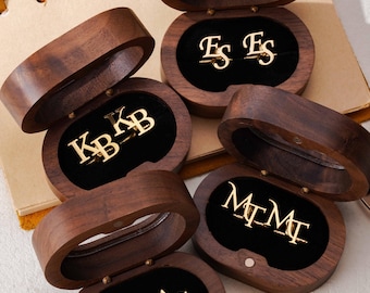 Personalized Cufflinks for Groomsmen, Custom Initial Cufflinks, Groomsmen Proposal Gift, Bachelor Party