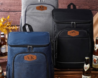 Custom Groomsmen Cooler Backpack, Personalized Golf Beer Cooler, Monogrammed Insulated Travel Bag, Best Man Proposal Gift