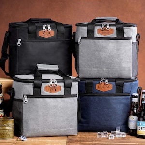 Personalisierte gravierte Bierkühltasche, Golf Bierkühltasche, Groomsmen Kühltasche, Groomsmen Geschenke Tasche