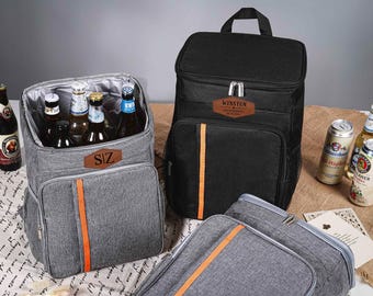 Mochila de regalo personalizada para padrinos de boda, mochila térmica para padrinos de boda, mochila térmica para almuerzo personalizada, mochila térmica para senderismo, nevera para cerveza de golf,