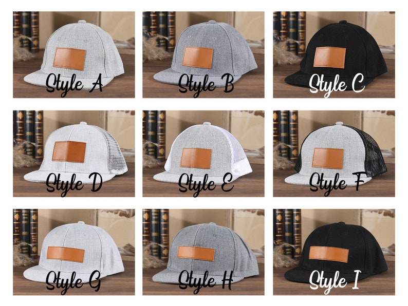 Bonnet personnalisé pour bébé,Chapeau personnalisé pour tout-petit,Chapeau avec empiècement en cuir,Casquette de baseball pour enfant,Chapeau emblématique,Cadeau pour bébé,Chapeau snapback pour bébé,Chapeau pour jeune adulte image 6