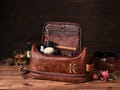 Personalized Groomsmen Toiletry Bag Gift, Engraved Men's Leather Toiletry Bag, Groomsmen Gifts, Travel Toiletry Bag,Groomsmen Proposal Gifts product logo