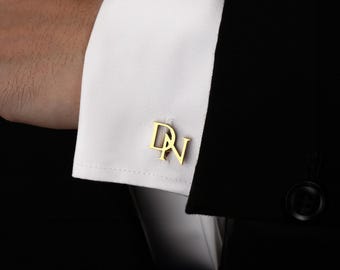 Gepersonaliseerde eerste manchetknopen, manchetknopen voor bruidsjonkers, cadeaus bruidsjonkers, voorstel bruidsjonker, huwelijkscadeau, cadeau voor hem, cadeau getuige