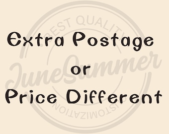 Extra Postage or Price Different