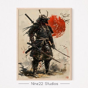 Samurai printable wall art