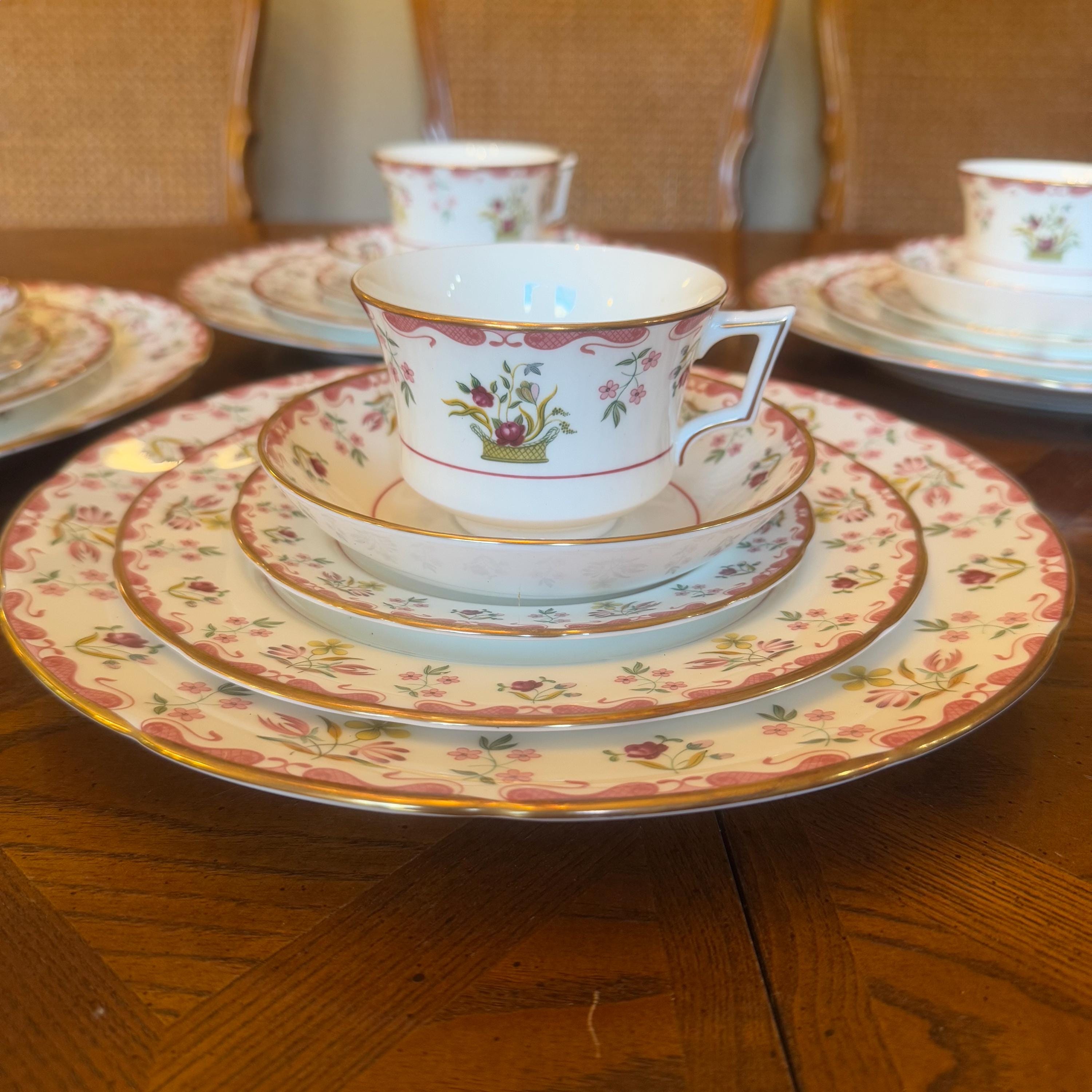 Lot De 4 Services De Table Wedgwood Bianca Williamsburg - 20 Pièces - Porcelaine