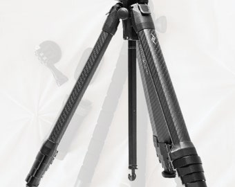 Travel Tripod (Carbon Fiber) Ultra-Portable, Stable and Compact Professional Camera Tripod