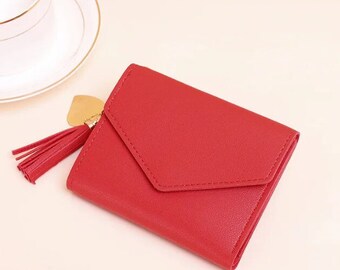 Mini Tassel Wallet Women Fashion Purse Female Short Mini Wallets