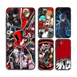 Étuis de protection Persona pour iPhone et Samsung S24 S23 S22 S21 A25 A15 A54 A53 A52 A34 A33 A32 A14 A13 4G 5G