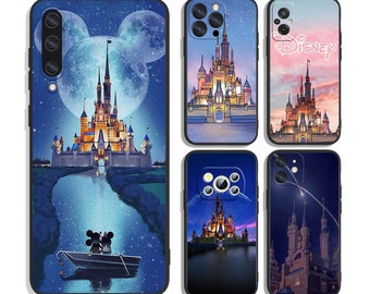 Beautiful Mickey Castle Protective Cases for iPhone & Samsung S24 S23 S22 S21 A25 A15 A54 A53 A52 A34 A33 A32 A14 A13 4G 5G