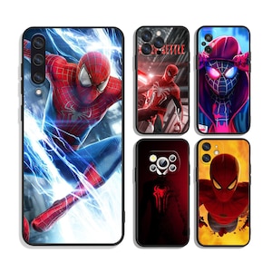 Spiderman superhero Protective Cases for iPhone & Samsung S24 S23 S22 S21 A25 A15 A54 A53 A52 A34 A33 A32 A14 A13 4G 5G