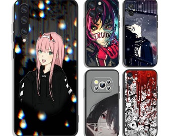 Japanese anime manga girls Protective Cases for iPhone & Samsung S24 S23 S22 S21 A25 A15 A54 A53 A52 A34 A33 A32 A14 A13 4G 5G