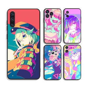 Japanese anime manga girls Protective Cases for iPhone & Samsung S24 S23 S22 S21 A25 A15 A54 A53 A52 A34 A33 A32 A14 A13 4G 5G