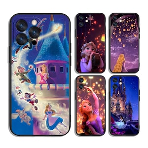 Princess Rapunzel Protective Cases for iPhone & Samsung S24 S23 S22 S21 A25 A15 A54 A53 A52 A34 A33 A32 A14 A13 4G 5G