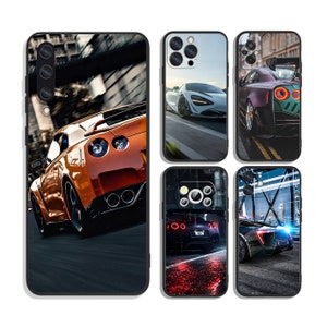 Sportwagen-Rennsport Schutzhülle für iPhone & Samsung S24 S23 S22 S21 A25 A15 A54 A53 A52 A34 A33 A32 A14 A13 4G 5G