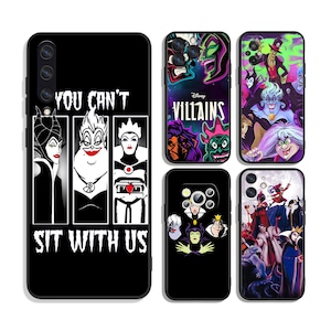Cartoon Villains Protective Cases for iPhone & Samsung S24 S23 S22 S21 A25 A15 A54 A53 A52 A34 A33 A32 A14 A13 4G 5G