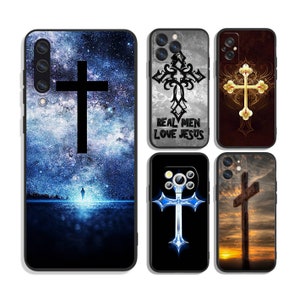 Christenen Beschermhoes voor iPhone & Samsung S24 S23 S22 S21 A25 A15 A54 A53 A52 A34 A33 A32 A14 A13 4G 5G
