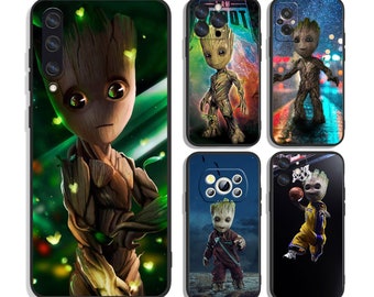 Groot Protective Cases for iPhone & Samsung S24 S23 S22 S21 A25 A15 A54 A53 A52 A34 A33 A32 A14 A13 4G 5G