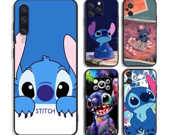 Stitch cartoon Beschermende hoesjes voor iPhone & Samsung S24 S23 S22 S21 A25 A15 A54 A53 A52 A34 A33 A32 A14 A13 4G 5G