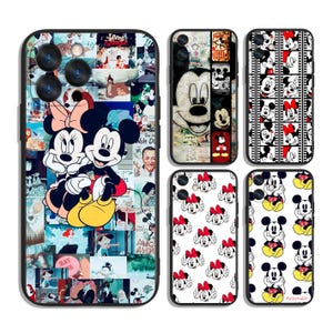 Custodie protettive di Topolino per iPhone e Samsung S24 S23 S22 S21 A25 A15 A54 A53 A52 A34 A33 A32 A14 A13 4G 5G