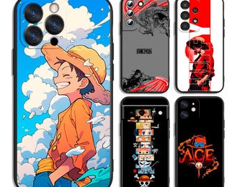 Anime Grand Line Pirate Adventure Protective Phone Case for iPhone and Samsung Models