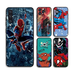 Spiderman superhero Protective Cases for iPhone & Samsung S24 S23 S22 S21 A25 A15 A54 A53 A52 A34 A33 A32 A14 A13 4G 5G